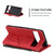 For Google Pixel 6 Skin Feel Splicing Leather Phone Case(Red)