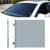 2 PCS Suction Cup Car Shade Curtain Window Telescopic Roller Blind, Size: 40x60cm Silver Lyser