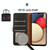 For Motorola Moto G52 4G KHAZNEH Litchi Texture Leather RFID Phone Case(Black)