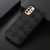 For Samsung Galaxy A13 4G Weave Plaid PU Phone Case(Black)