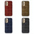 For Samsung Galaxy A13 4G Weave Plaid PU Phone Case(Black)