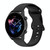For Honor Watch Dream 22mm Solid Color Silicone Watch Band(Black)