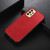 For Samsung Galaxy A13 4G Wood Texture PU Phone Case(Red)