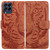 For Samsung Galaxy M53 5G Tiger Embossed Leather Phone Case(Brown)