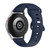 For Honor Watch ES 20mm Solid Color Silicone Watch Band(Navy Blue)
