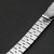 Half-Round Three-Bead Metal Watch Band For Apple Watch Ultra 49mm&Watch Ultra 2 49mm / Series 9&8&7 45mm / SE 3&SE 2&6&SE&5&4 44mm / 3&2&1 42mm(Black)