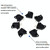50 PCS Motorcycle Electric Vehicle Upper Pump Brake Switch Disc Brake(Left)