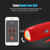 T&G TG344 Portable LED Light TWS Wireless Bluetooth Speaker(Red)