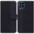 For Samsung Galaxy M53 5G Geometric Embossed Leather Phone Case(Black)