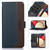 For Samsung Galaxy M53 5G KHAZNEH Litchi Texture Leather RFID Phone Case(Blue)