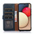 For Samsung Galaxy M53 5G KHAZNEH Litchi Texture Leather RFID Phone Case(Blue)