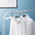 2 PCS Travel Folding Hanger Portable Drying Rack With Small Clamps(Flesh Color)