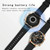 LOANIY E18 Pro Smart Bluetooth Calling Watch with NFC Function, Color: Gold Silicone