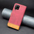 For Samsung Galaxy A42 BF11 Color Matching Skin Feel Leather Phone Case(Red)
