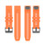 For Garmin Fenix 6 Pro 22mm Silicone Solid Color Watch Band(Orange) For Garmin Fenix 6 Pro 22mm Silicone Solid Color Watch Band(Orange)