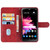 For TCL 30z T602DL Leather Phone Case(Red)