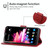 For TCL 30z T602DL Leather Phone Case(Red)