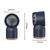 Spray Humidified LED Digital Display Office Home Fan, Style: 3600mAh Rechargeable(Blue) Spray Humidified LED Digital Display Office Home Fan, Style: 3600mAh Rechargeable(Blue)