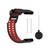 For Polar V800 GPS Smart Watch Two-color Steel Buckle Watch Band(Black+Red)