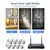 ESCAM WNK718 HD 3.0 Million Pixels 8-channel Wireless + 8IPC Wireless NVR Security System, EU Plug
