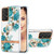 For Samsung Galaxy A52 5G / 4G Ring IMD Flowers TPU Phone Case(Blue Rose) For Samsung Galaxy A52 5G / 4G Ring IMD Flowers TPU Phone Case(Blue Rose)