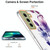 For Samsung Galaxy S21 FE 5G Ring IMD Flowers TPU Phone Case(Purple Begonia)