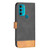 For Motorola Moto G71 BF11 Color Matching Skin Feel Leather Phone Case(Black)