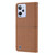 For OPPO Realme C31 4G Global Woven Texture Stitching Magnetic PU Leather Phone Case(Brown) For OPPO Realme C31 4G Global Woven Texture Stitching Magnetic PU Leather Phone Case(Brown)