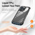 For iPhone 13 Pro TPU + PC Lens Protection Phone Case (Black)