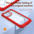For iPhone 13 Pro TPU + PC Lens Protection Phone Case (Red)