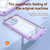 For iPhone 13 Pro TPU + PC Lens Protection Phone Case (Purple)