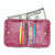 3537 Folding Short RFID Anti-Theft Genuine Leather Coin Purse for Ladies(Purple)