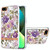 For iPhone SE 2022 / SE 2020 / 8 / 7 Ring IMD Flowers TPU Phone Case(Purple Peony)