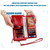 3506 RFID Anti-Degaussing Oil Wax Vintage Texture Genuine Leather Hand Held Wallet for Ladies(Red)