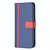 For Samsung Galaxy A73 BF13 Color Matching Cross Texture Leather Phone Case(Blue)