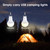 5W USB Bulb Camping Light, Specification: Dimming Wire 6500K Cold White, Quantity:2PCS