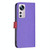 For Xiaomi 12 BF13 Color Matching Cross Texture Leather Phone Case(Purple)