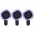 For iPhone 13 Pro / 13 Pro Max CD Texture Metal Lens Tempered Film (Purple)