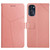 For Motorola Moto G 5G 2022 Y Stitching Horizontal Flip Leather Phone Case(Rose Gold)