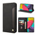 For Samsung Galaxy M53 5G Skin Feel Splicing Leather Phone Case(Black)