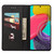 For Samsung Galaxy M53 5G Skin Feel Splicing Leather Phone Case(Black)