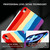 Liquid Silicone Magnetic Pen Function Tablet Case for iPad Air 2020 / 2022 10.9(Rainbow)