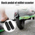 FMFXTR Bicycle Back Seat Foot Pedal Universal Back Rear Post, Color: Blue Large Hole Long