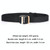 AWMN Men Casual Woven Stretch Sports Hook Buckle Belt, Length: 120cm(Dark Gray)