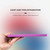 For iPad 10.2 2021 / 2020 / 2019 Liquid Silicone Magnetic Pen Function Tablet Case(Rainbow)