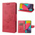 For Samsung Galaxy M53 5G Butterfly Embossed Leather Phone Case(Red)