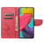 For Samsung Galaxy M53 5G Butterfly Embossed Leather Phone Case(Red)