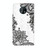 For Nokia G50 3D Painting Pattern Flip Leather Phone Case(Black Flower)