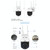 ESCAM QF558 5.0MP HD 5X Zoom Wireless IP Camera, Support Humanoid Detection, Night Vision, Two Way Audio, TF Card, EU Plug