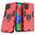 For Samsung Galaxy M33 5G India PC + TPU Shockproof Protective Phone Case with Magnetic Ring Holder(Red)